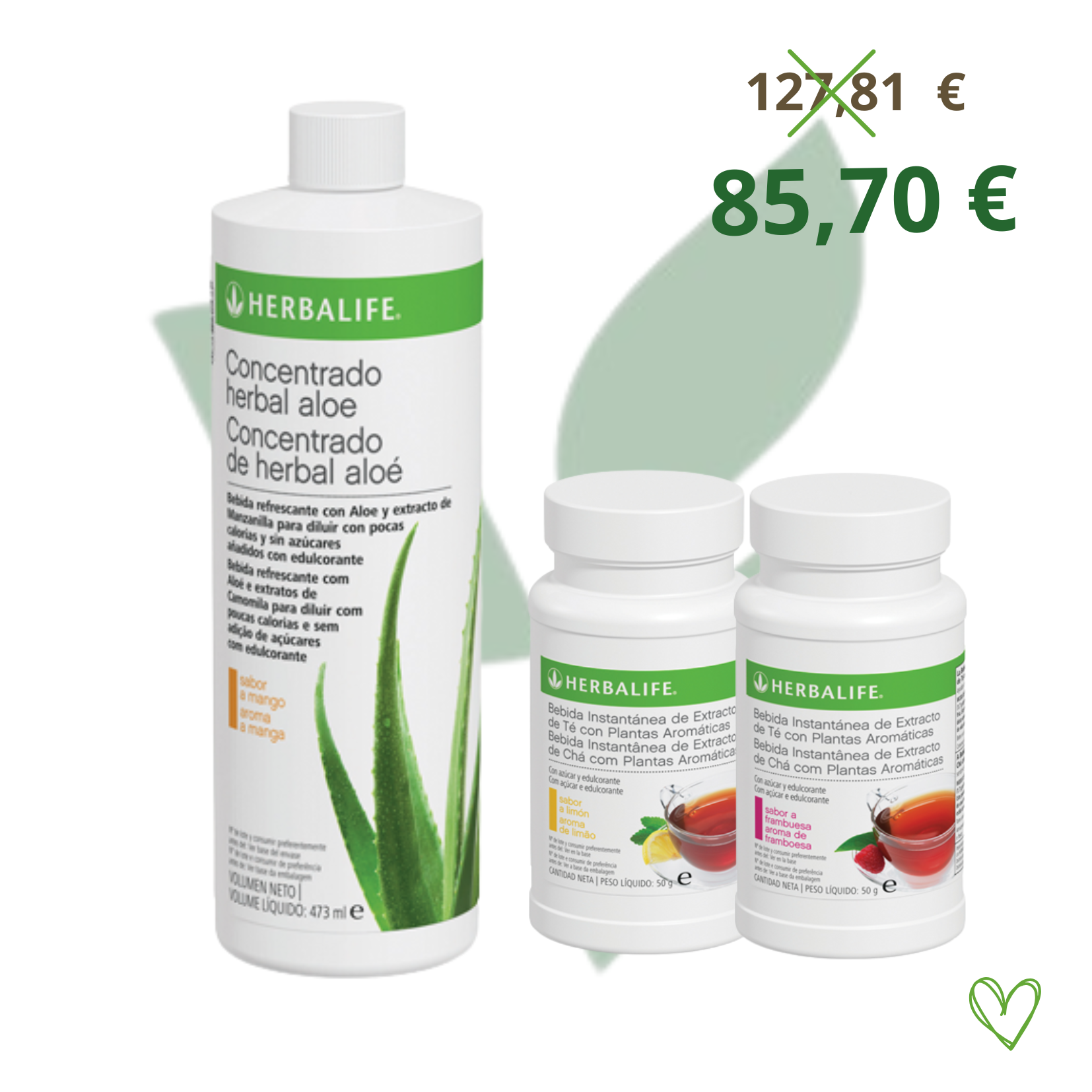 Aloe +  2  Té