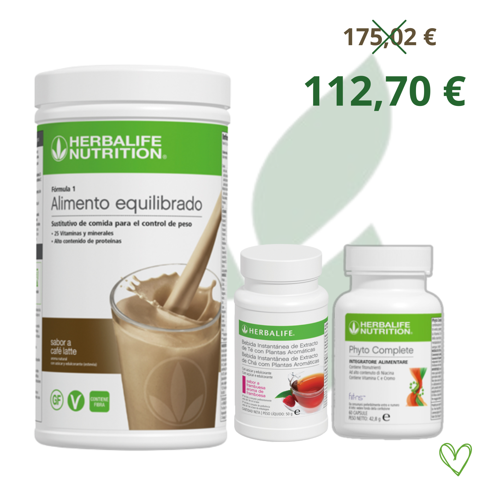 BATIDO + PHYTO COMPLETE + Té