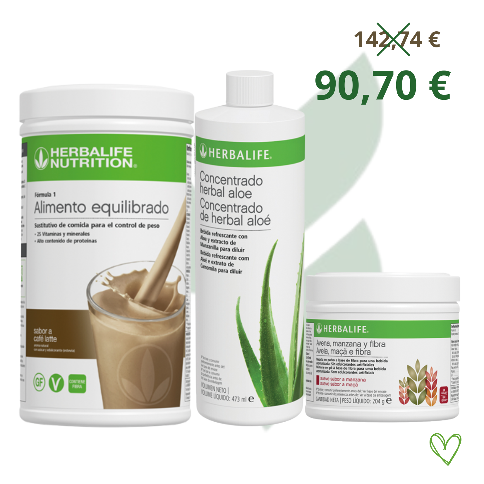 PACK Batido + Fibra+ Aloe