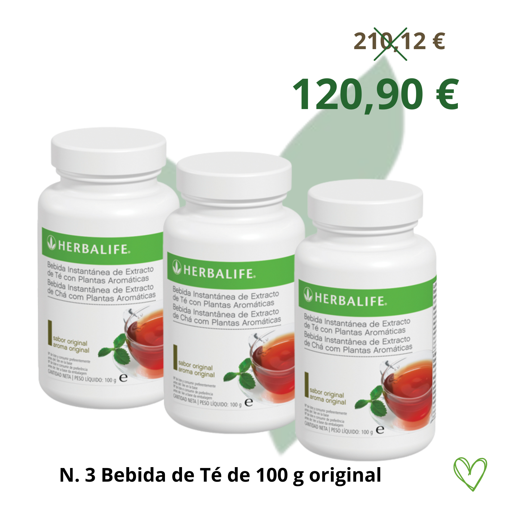 Pack Bebida de té Original 102 g X3