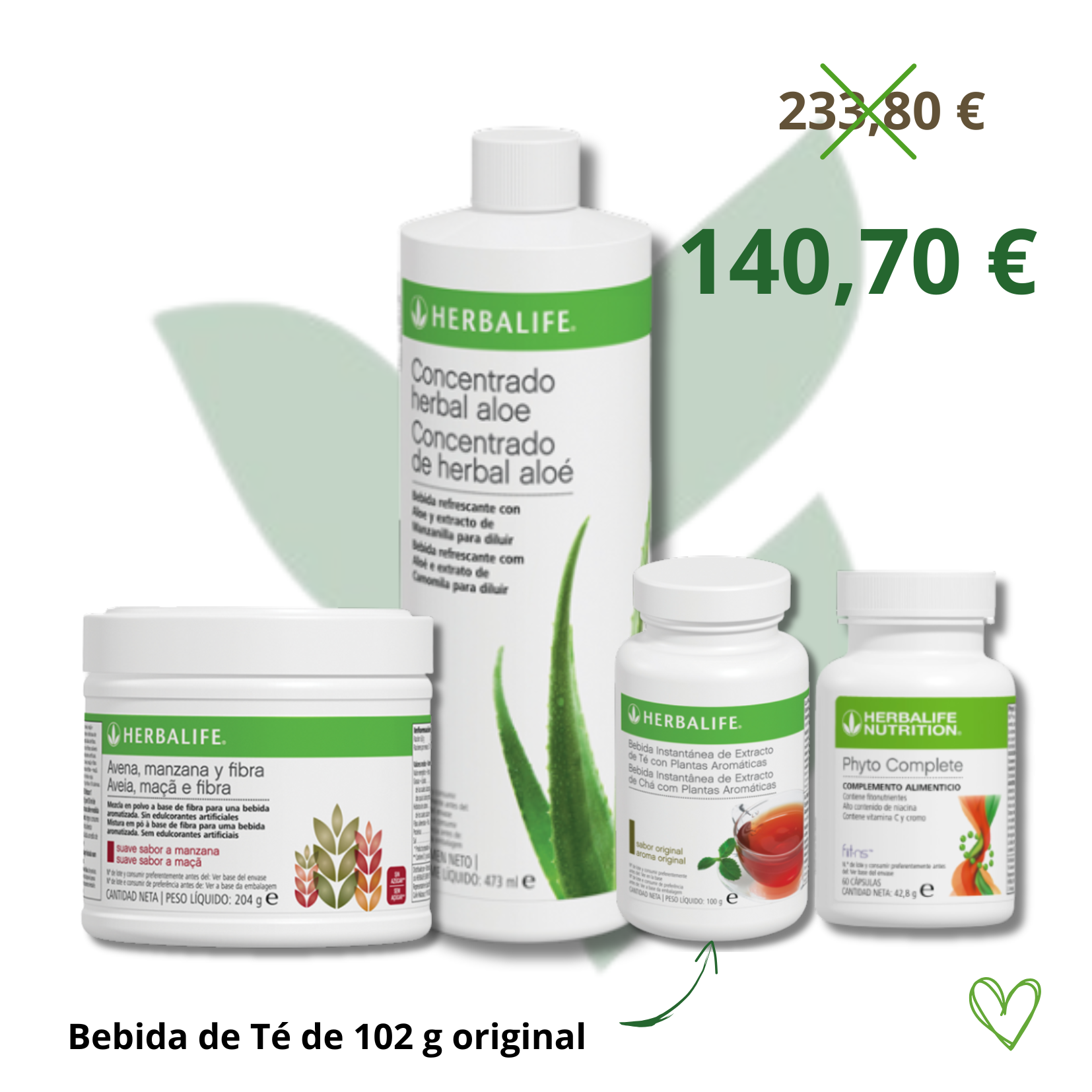 PACK TAF ( te de 102 g ) + PHYTO COMPLETE