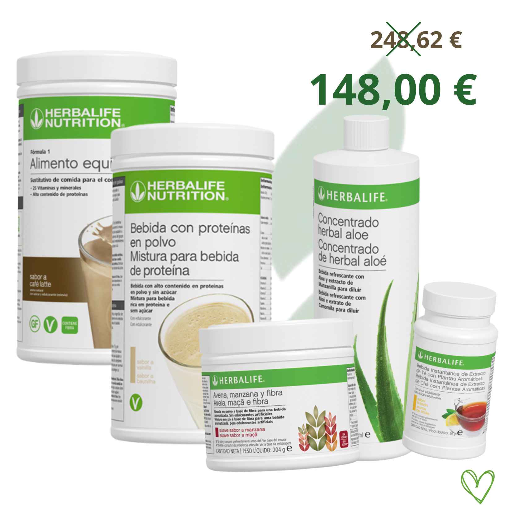 Pack TAF + 1 Batido + 1 Proteina