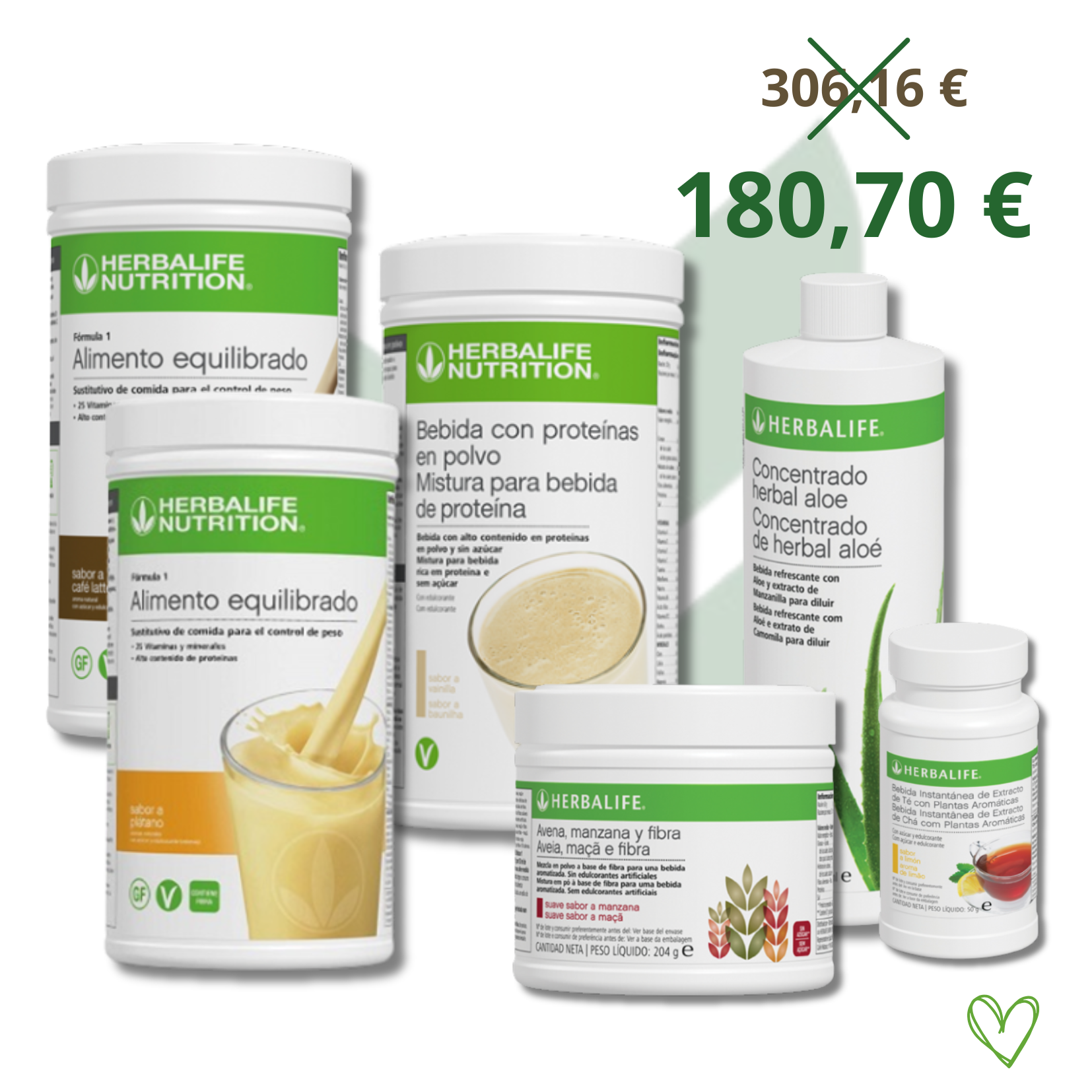 Pack TAF + 2 batidos +  1 Proteina