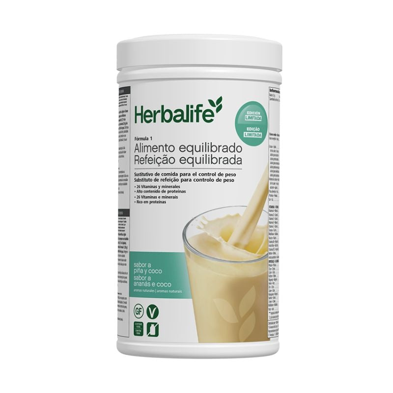 Batido Fórmula 1 - Piña y Coco 550 g - Edición limitada