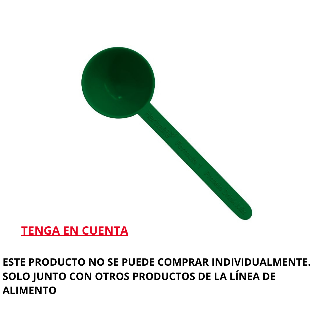 Cuchara sostenible para Fórmula 1 y Bebida con proteínas en polvo