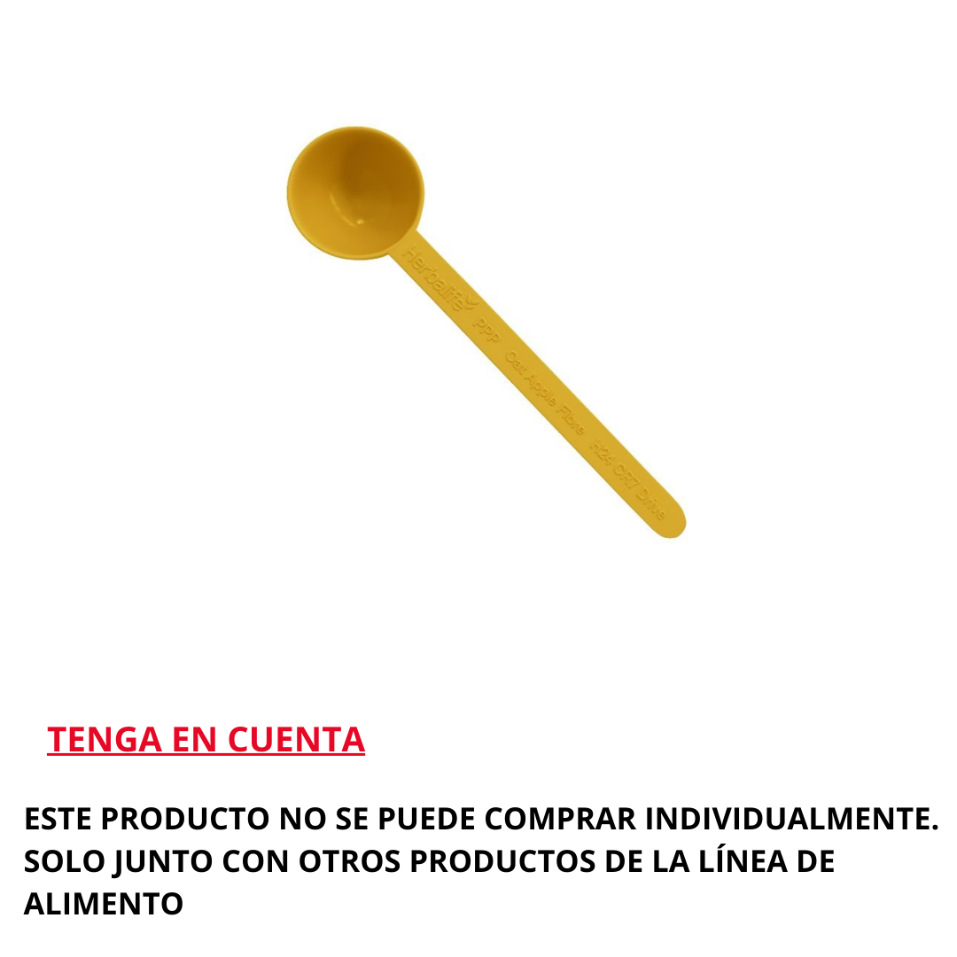 Cuchara sostenible para Avena, manzana y fibra, Fórmula 3 Polvo de proteínas y CR7 Drive de H24