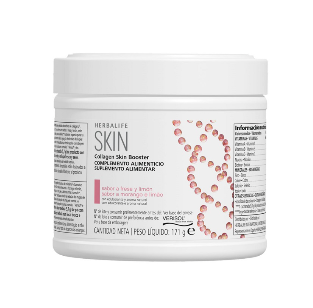 COLLAGENE SKIN BOOSTER - (No se incluye cuchara ) Fresa y limón 171 g